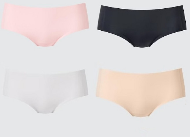 유니클로 울트라 심리스 여성 팬티 힙허거 [국내매장판]