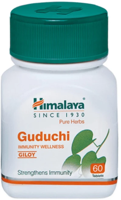 Himalaya Pure Herbs Guduchi Strengthens Immunity Wellness Giloy, 5개입, 60개 - 쿠팡