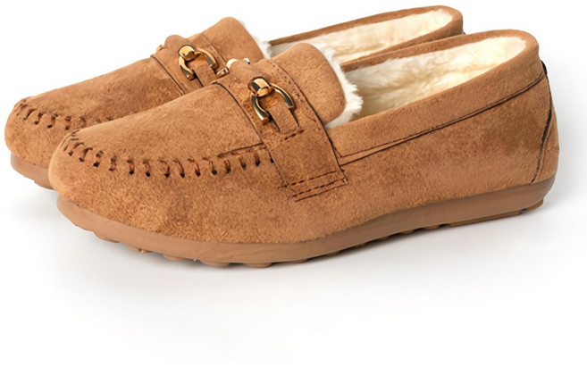 노스덕 여성 모카신 방한화 겨울신발 밍크(MINK)