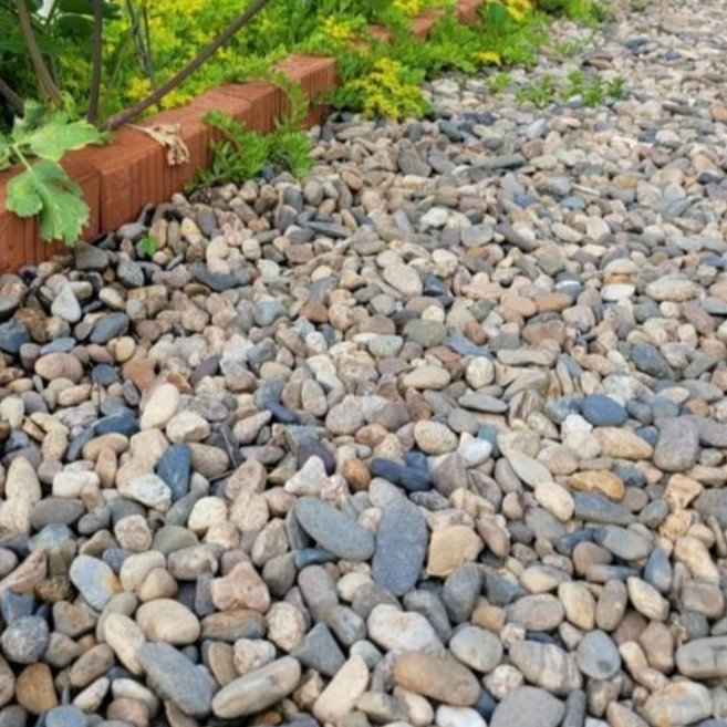 30mm이하 강자갈 18kg 세척자갈 (정원자갈 전원주택 마당자갈 식당 카페 캠핑장 천연강자갈 골재), 1개