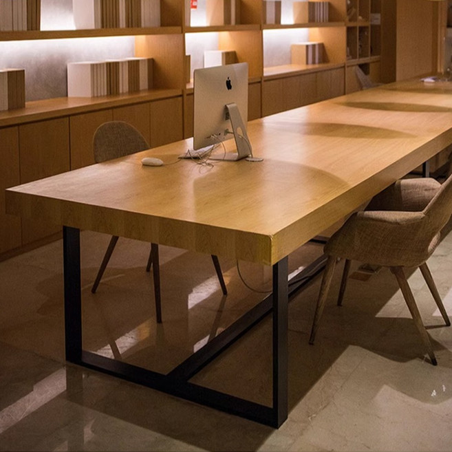 우브로 우드슬랩테이블 원목 대형 식탁 테이블 사각 카페 다이닝 6인용 8인용 2000 2200 2400, 2400mm, 800 mm
