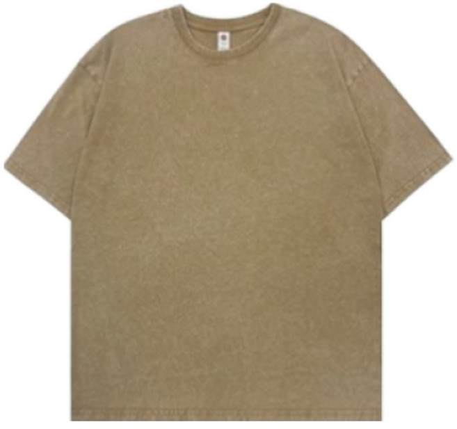 남녀공용 피그먼트 루즈핏 워싱 반팔티