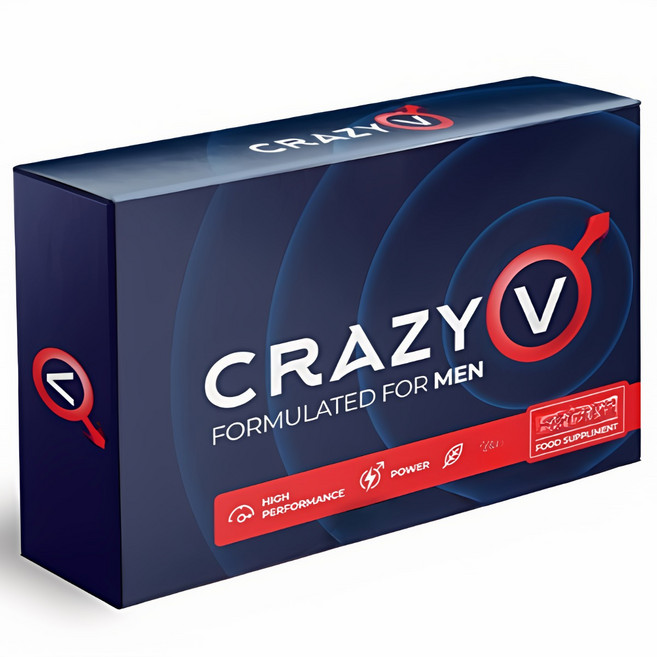 CrazyV 크레이지 브이 영국산 남성 활력 리커버리 포뮬러 데일리 서포트 활동 에너지 지원 여행 케리 휴대용 허브, 1개, 40정