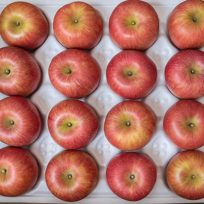 [바른농원] 청송 선물용 고당도 정품 부사사과, 1개, 중과 5kg (정품)