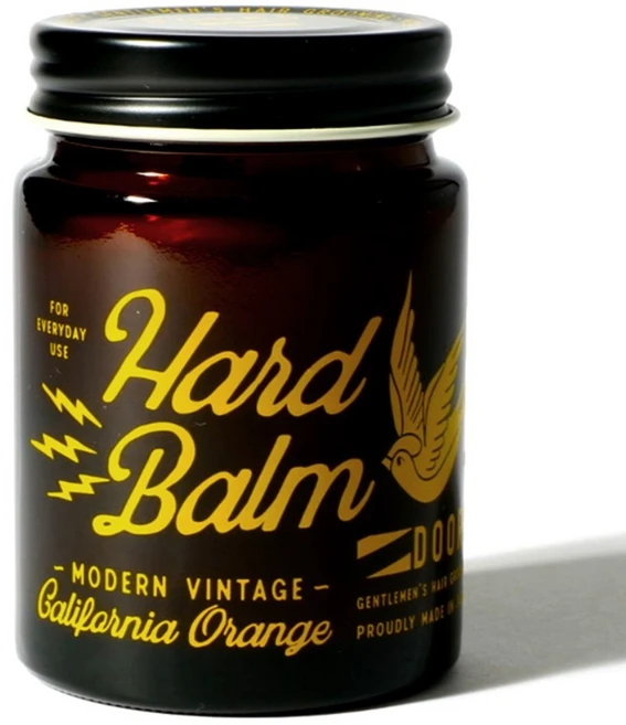 [BEST 내츄럴 스타일링 제품] 도어스 비치오렌지 하드밤 80g 포마드 남성 헤어왁스, 1개 - 쿠팡