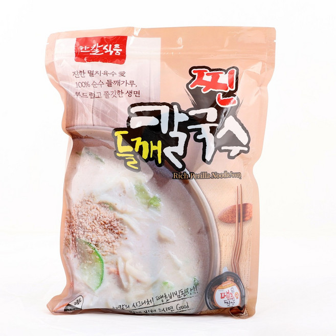 한칼식품 찐들깨칼국수 밀키트 1인분, 1개, 1.33kg