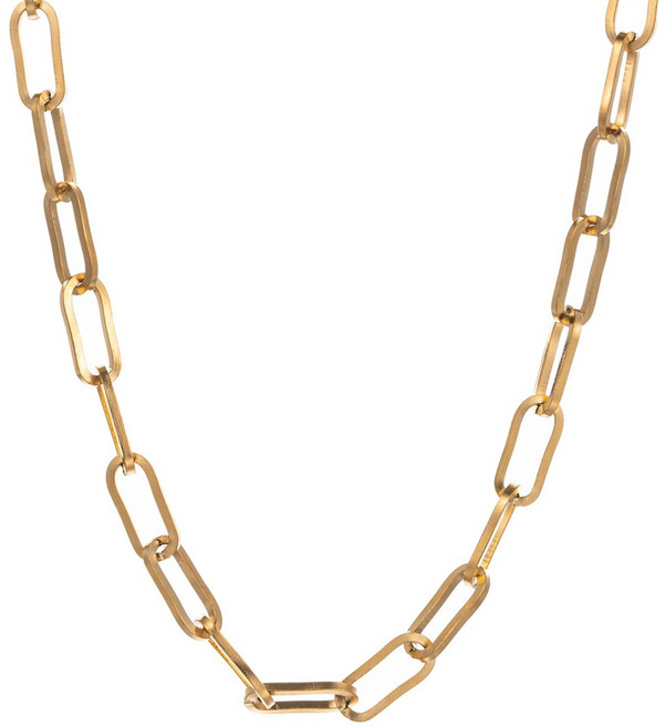 K 18 골드 트랜드 체인 서라운드 목걸이