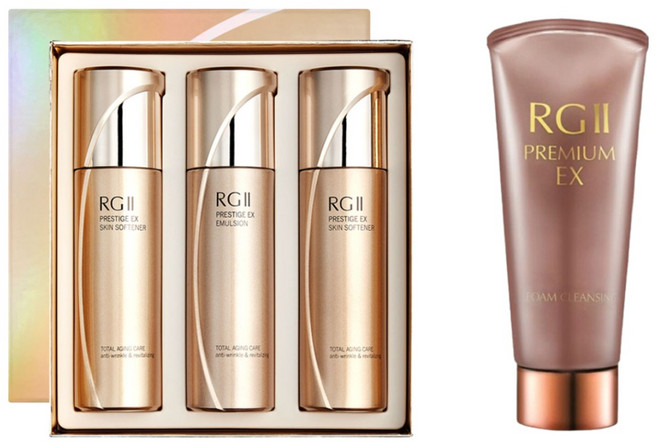 다나한 알지투 프레스티지 EX 2종 기획세트(스킨 2개 로션 1개) + 알지투 프리미엄 EX 폼클렌징, 1개