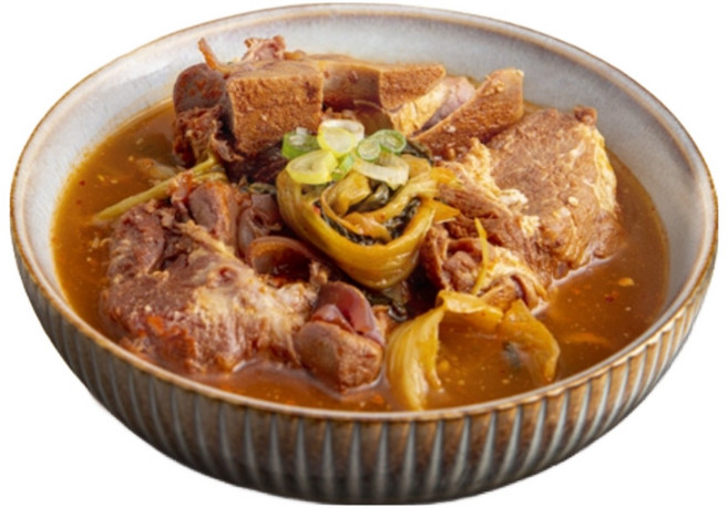 [유별난] 국내산 우거지가 듬뿍 들어간 든든한 뼈해장국, 1개, 800g