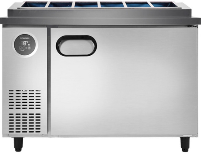 스타리온 김밥 토핑 냉장고 업소용 밧드냉장고 식당 1200 14밧드 올스텐 SR-G12ESEVH 무료설치, 단품