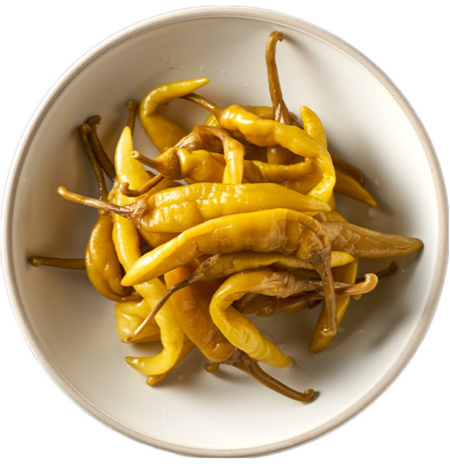 [오감만찬] 업소용 초절임 고추 염장고추 15kg (고추원물 9kg), 1박스