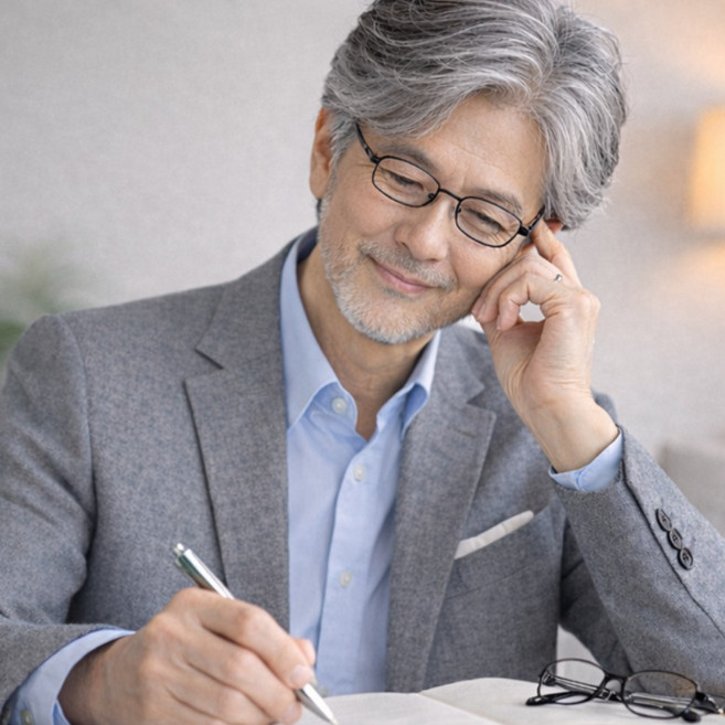 진볼리 휴대용 접이식 돋보기안경태+전용케이스