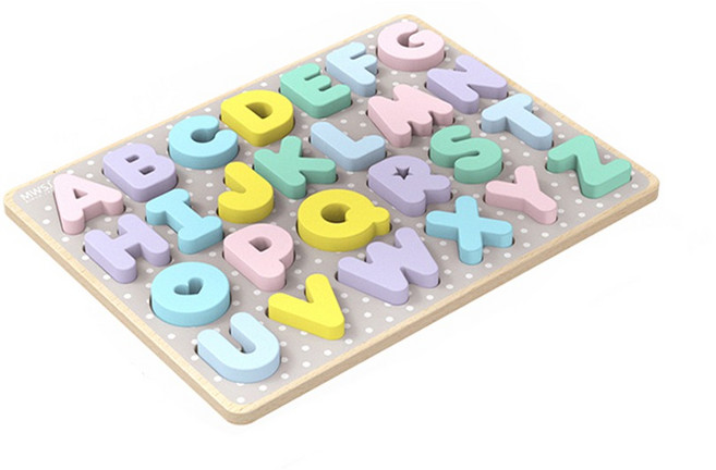 아이우드 알파벳 퍼즐, 27피스, 1세트