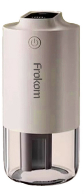 Frokom 미니 무선 가습기 사무실용 탁상용 휴대용 차량용 무소음 가습기, 화이트