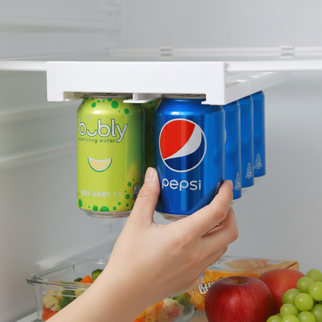 리노이 냉장고 공간절약 선반 걸이형 2단 음료 디스펜서, 1개