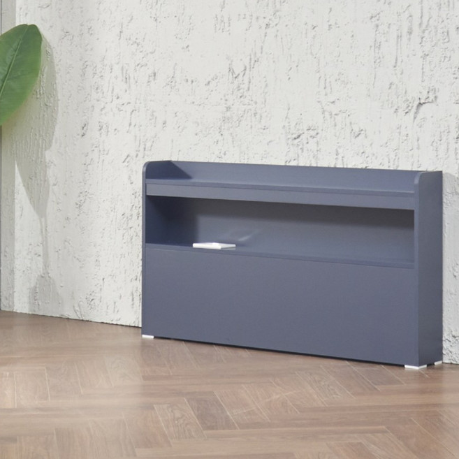 저상형 낮은 선반 LED 조명 헤드보드 LED 조명 국산 수납 SS Q, 네이비