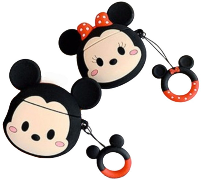 에어팟 1세대 2세대 호환 실리콘 캐릭터 케이스, 베이비 미키