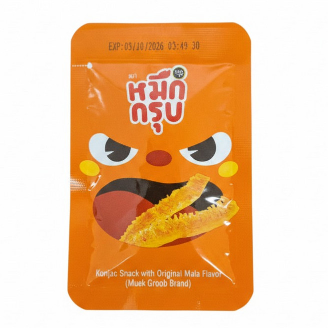 믁끄럽 마라 곤약 젤리 오리지널 마라맛, 50g, 5개