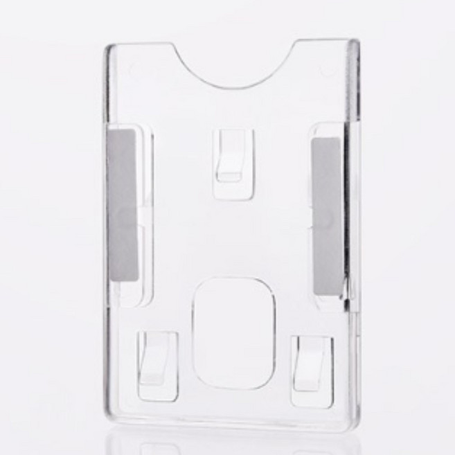 쿤스트마렌 투명 주차 카드 케이스 홀더, 2개, 세로형-테이프타입