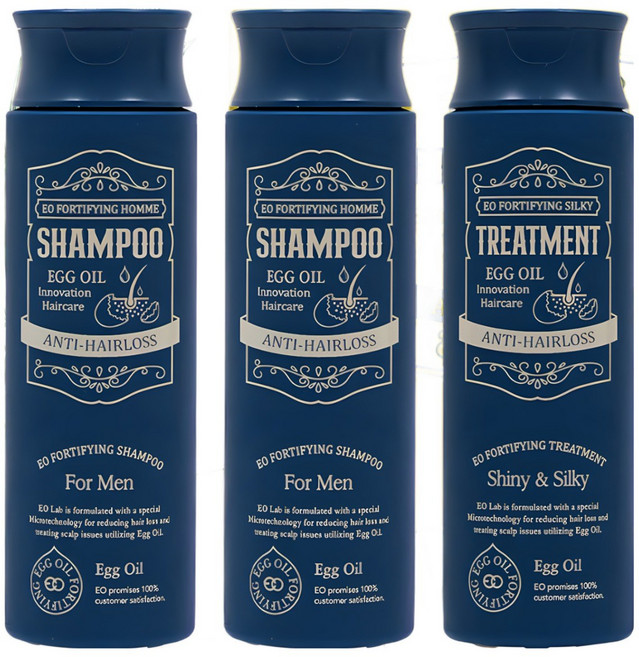 에오 포리파잉 옴므 샴푸 +트리트먼트 탈모관리 샴푸 3종세트, 1세트