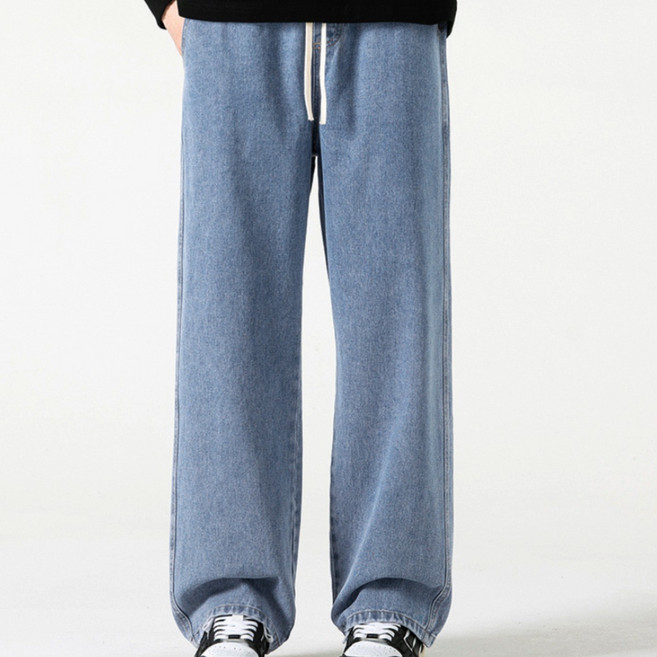도도미아 남자 와이드 팬츠 밴딩 청바지 빅사이즈 까지