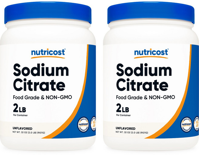뉴트리코스트 구연산 나트륨 2lb 무맛 2개, 907g