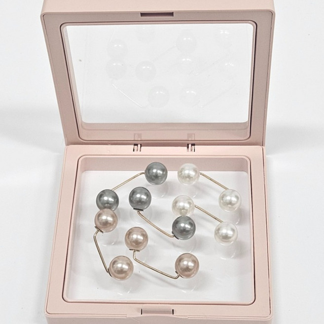 테일스타 미니 진주 옷핀 수선핀 브로치 허리둘레 조절핀 고정핀 6p