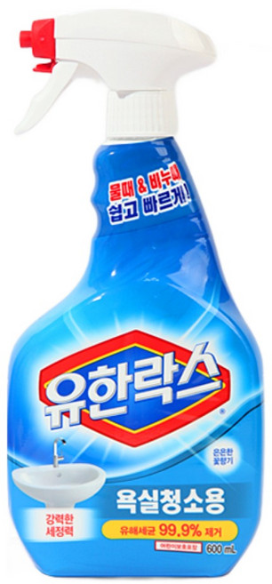 유한락스 욕실청소용 세정제, 600ml, 2개