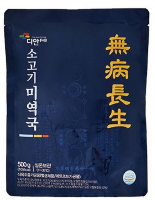 청담추어정 소고기미역국 500g, 1개