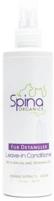 스피나 퍼 디탱글러 리브인 반려 동물 컨디셔너 with 아르간 and 모링가 오일, 266ml, 1개입, 1개 - 쿠팡