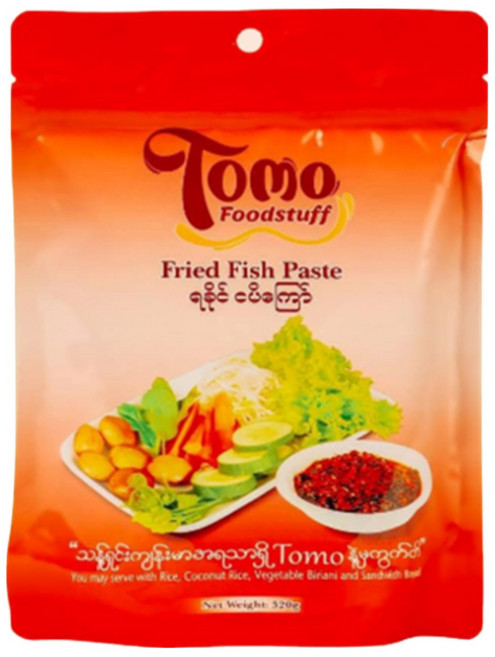 라카인피시소스페이스트 Rakhine Fried Fish Paste, 4개, 320g