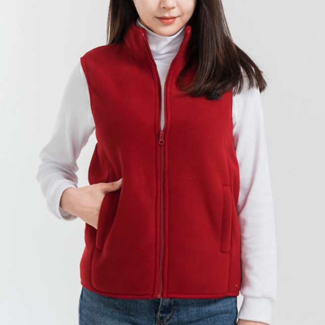 후리스 본딩조끼 퍼안감 남녀공용 S~3XL 커플 단체복 플리스 작업복 김장 겨울조끼