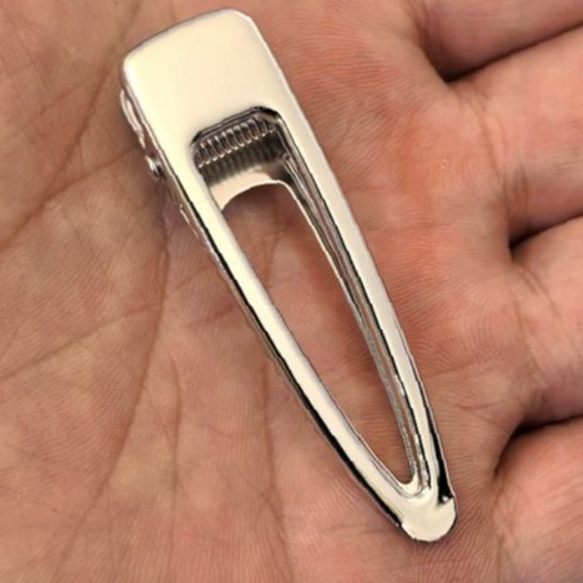 메탈 헤어핀 2p 심플 디자인 y2k 머리핀 데일리 헤어