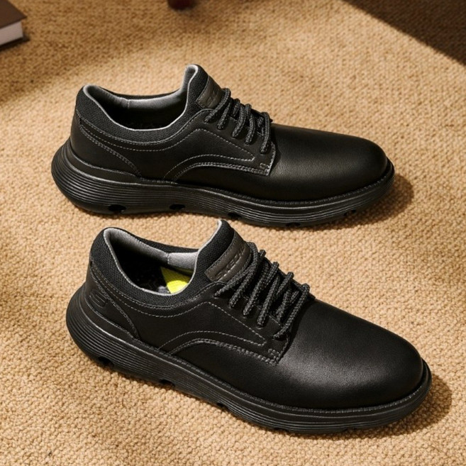 [S] 스케쳐스 남성용 Skechers 비즈니스 클래식 심플한 메모폼깔창 구두 스니커즈(사은품증정)