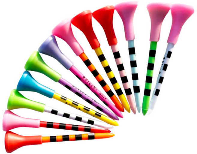 골프 플라스틱 롱티 83MM 칼라 눈끔티꽂이 드라이버 티샷용 필드용품, 30개