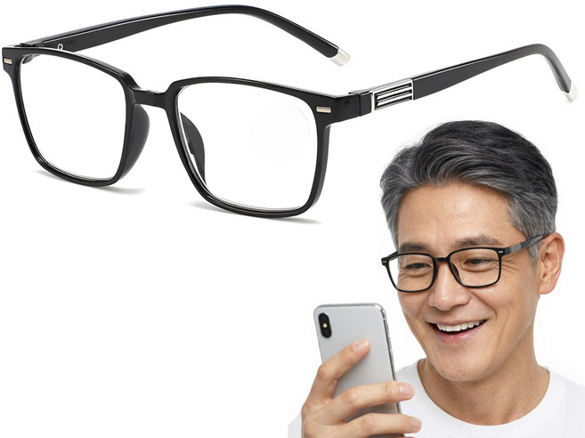 프로젝트M 초경량 독서안경 고화질 블루라이트 차단 안경, 1개, 60대 추천
