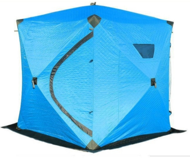 육각 낚시 누빔 큐브 얼음낚시 동계 원터치 텐트 빙어낚시 큐브 누빔텐트 얼음낚시 원터치 빙어텐트, 1.8X1.8m 2-3인, 귤색