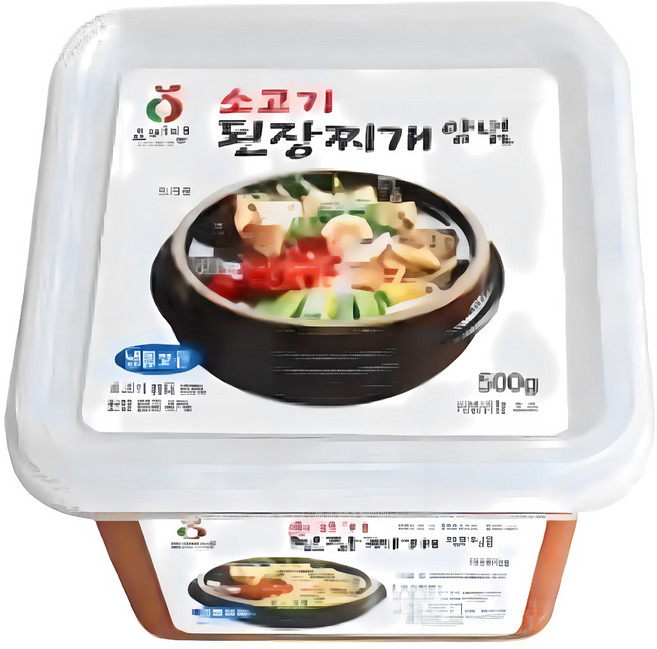 이조 소고기 양념 된장 찌개 맛된장 만능된장, 6개, 500g