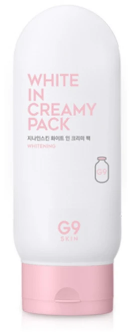지나인스킨 화이트 인 크리미 팩, 200g, 5개 - 쿠팡