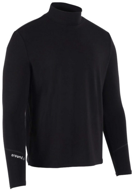 [어라운드식스]프리미엄 텐셀라이오셀 골프 이너 반목티셔츠 간절기 남성용 _블랙 M
