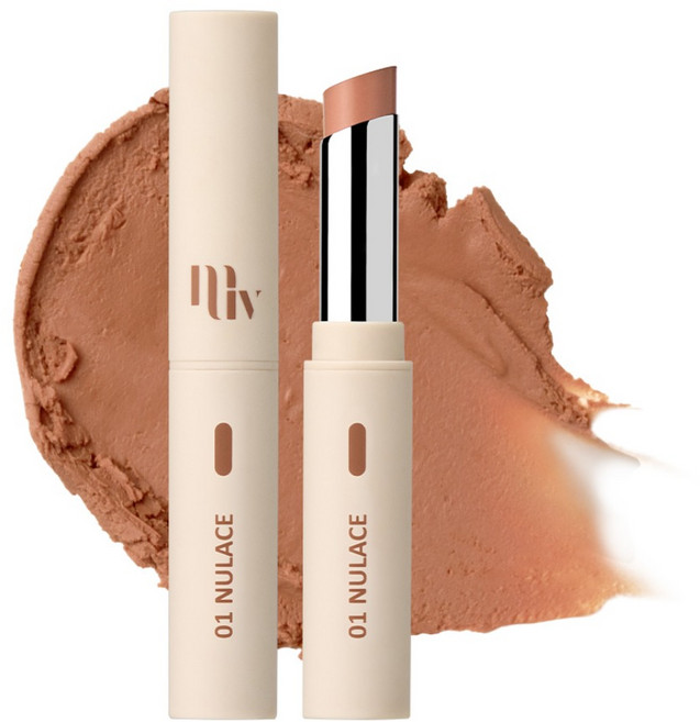 모브닝 블러 무스 립스틱 립 베이스 프라이밍, 01 누레이스, 1개