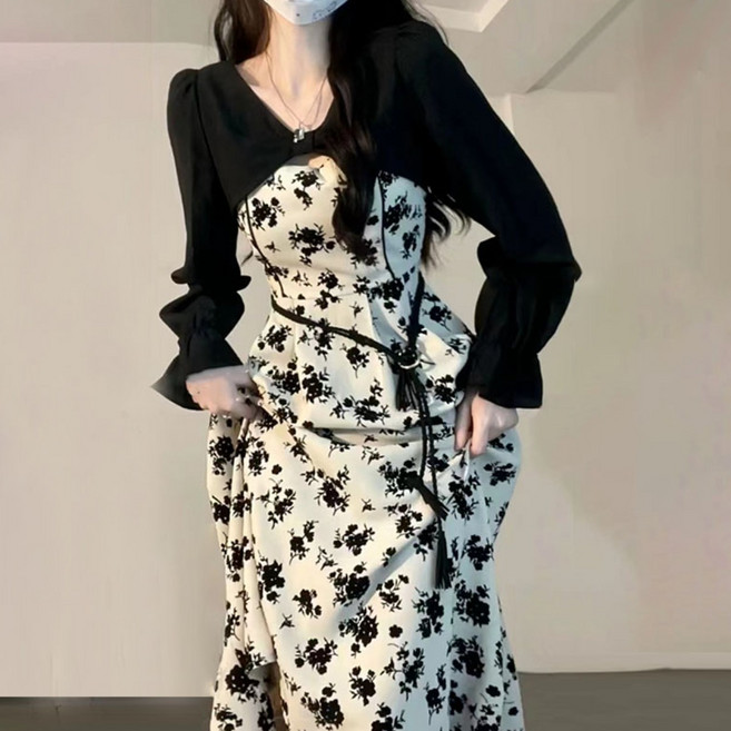 Seofst 로즈플라워 원피스 ZZT-FZ015