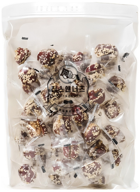 [칩스앤너츠] 호두품은 대추 말이 450g 어르신 영양간식 정과 한입 개별 포장, 1개