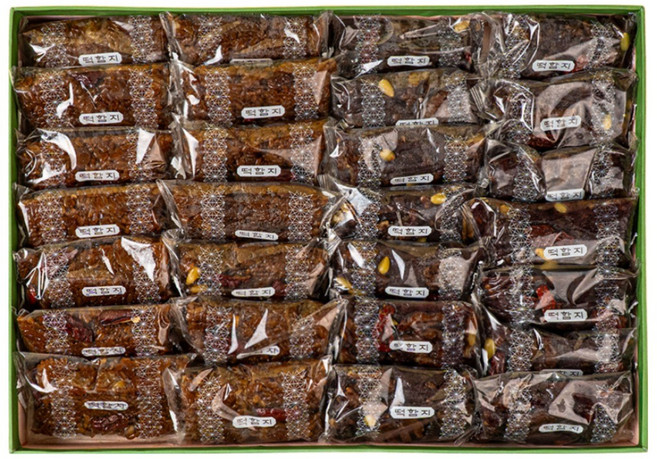 영양떡 영양찰떡 떡선물세트 전통 수제떡 간식 떡함지, 60g, 30개