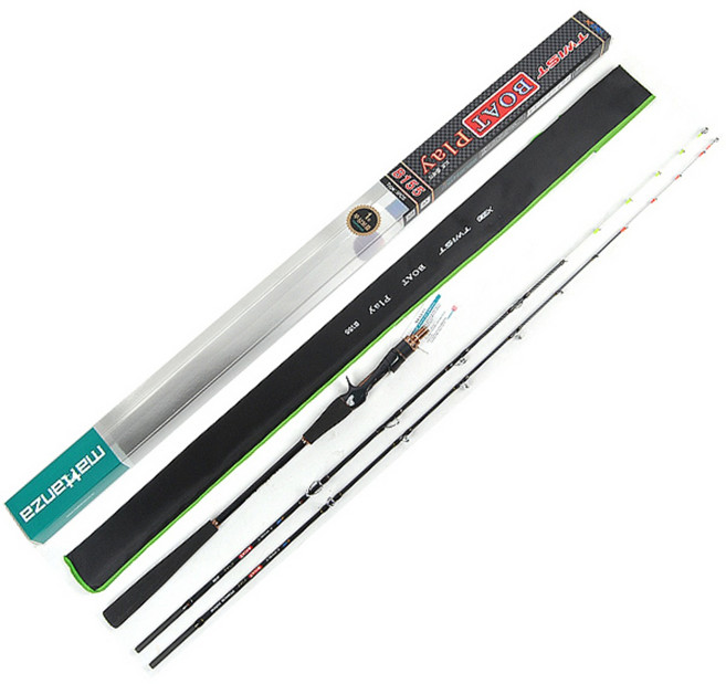 마탄자 마탄자 2TOP 티타늄 메탈팁 BOAT 한치낚시대 오모리그 쭈꾸미 문어 낚시대, 혼합색상