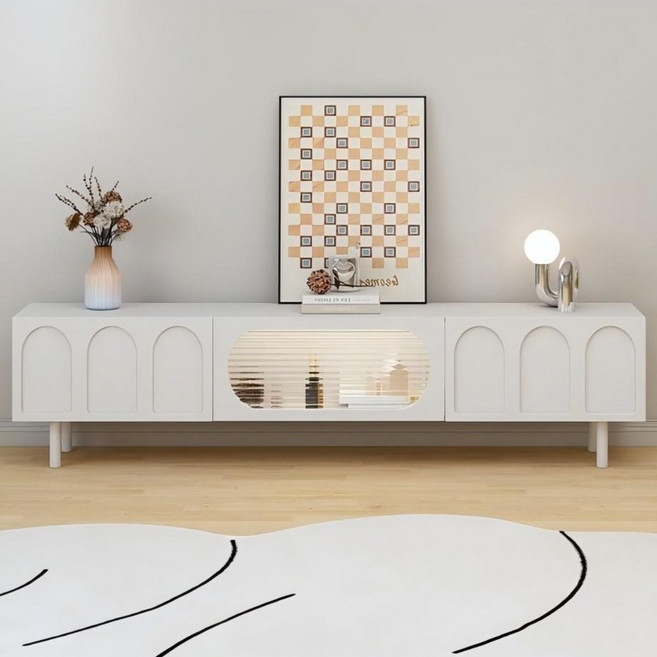 거실티비장1800 수납형 tv다이거실장 서랍형 안방 거실용 티비장, 아이보리