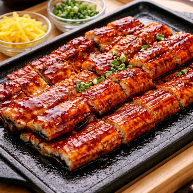 어부백서 두툼한 민물장어 양념장어구이 340g 500g 장어구이 장어덮밥 장어초밥, 1개, 500