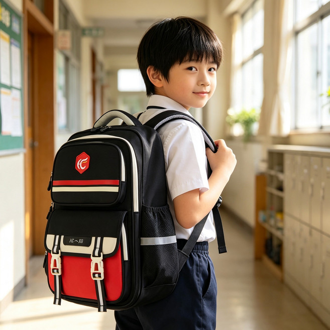 믹스알리 신학기 초중학생 책가방 대용량 생활방수 경량 캐주얼 백팩 멀티포켓 남녀공용