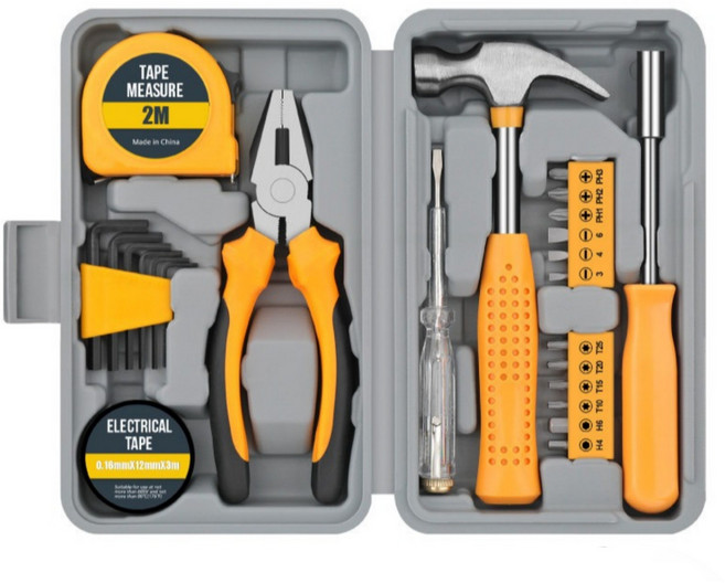 로이스 24종 다용도 가정용 DIY 공구세트 가정용 수리 공구키트, 1세트, 24PCS