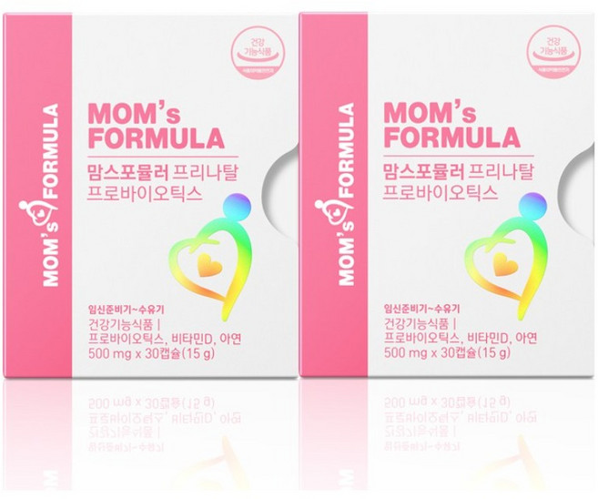 맘스포뮬러 프리나탈 프로바이오틱스 임산부 수유부 유산균, 2개, 30회분